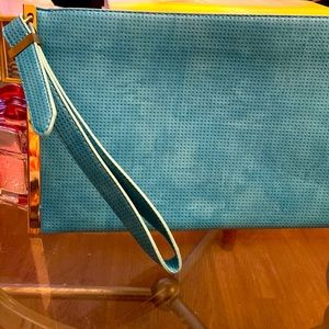 Turquoise clutch